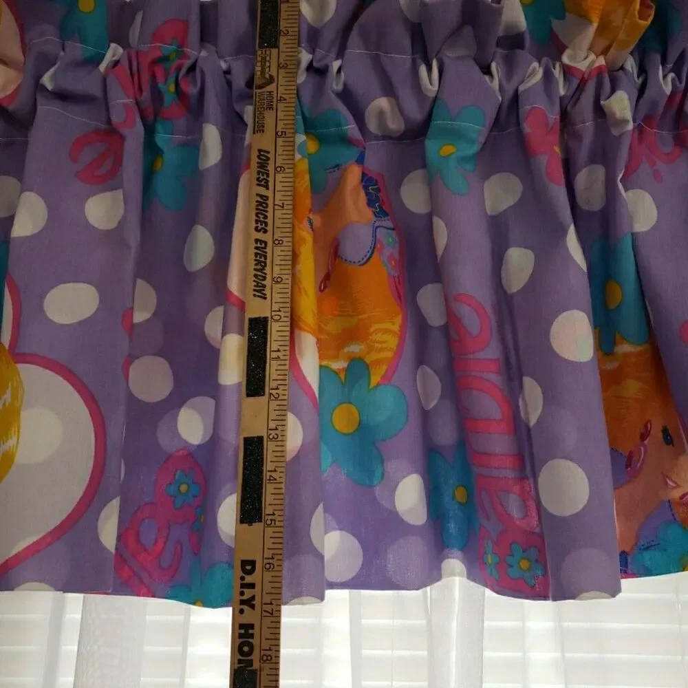 VTG Barbie Standard Pillowcase & Valance Set Mattel 1991 JP Stevens Bedroom